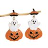 Wholesale Cross-Border Amazon Best-Selling Halloween Earrings Pumpkin Ghost Pendant Earrings Gothic Tassel Women's Earrings