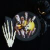 Wholesale Pumpkin long T false nail matte Halloween ghost candle wear nail tips