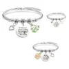 Wholesale Simple Style Classic Style Letter 201 Stainless Steel Alloy Bangle In Bulk
