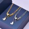 1 Piece Heart Shape Stainless Steel Waterproof Non Tarnish Shell PVD Coated Real Gold Plated Women'S Anklet