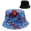Wholesale Cross-Border New Spider Print Fisherman Hat Cartoon Anime Peripheral Sun Hat Foreign Trade Hot-Selling Versatile Basin Hat Trend