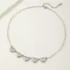 Wholesale Jewelry Casual Elegant Simple Style Heart Shape 304 Stainless Steel 18K Gold Plated Plating Pendant Necklace