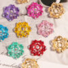 Wholesale Hollow snowflake DIY bracelet necklace spacer beads
