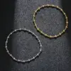 Basic Geometric Stainless Steel Plating Bracelets 1 Piece