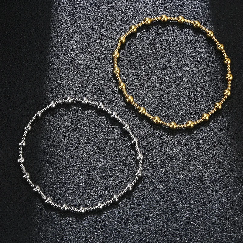 Wholesale Basic Geometric Stainless Steel Plating Bracelets 1 Piece