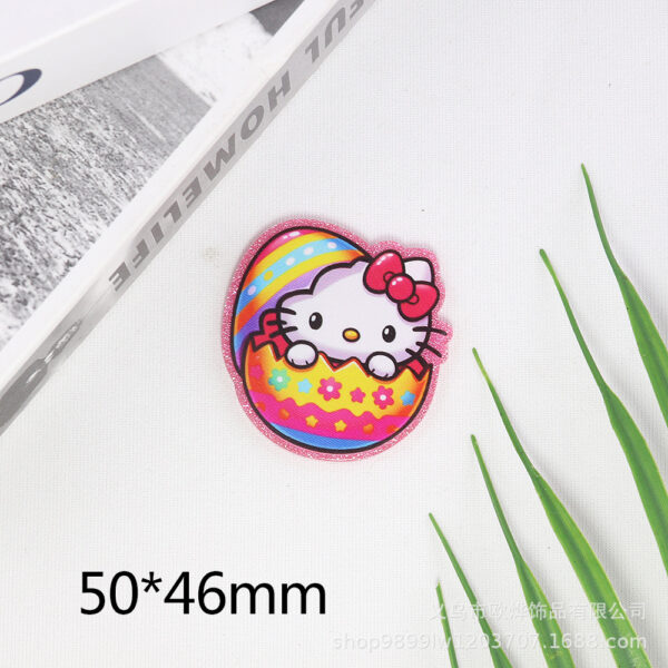 oly-6e975a99c0f5ba72e0809f798e41fa37 Wholesale pink cartoon rabbit peach heart letter Acrylic Flatback OLY Exclusive
