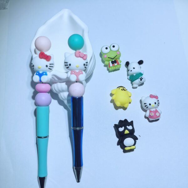 oly-6ea84a967f0c5d8d7903847128dc46d8 Wholesale Cross-border hot new products: 3D stereo silicone cartoon beads beaded factory