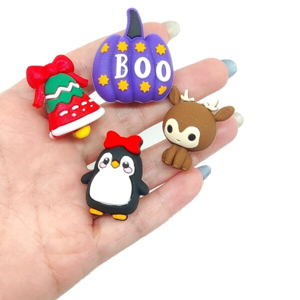 Wholesale Christmas Santa Claus silicone beads