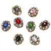 oly-6ebbdcd81abeb106c57af40759cf48e7 Wholesale Western Regions Princess Oval Rhinestone Through-Hole Beads