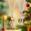 Wholesale Christmas cane candy necklace