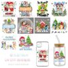 Wholesale Cartoon Bluey UV DTF Transfer Crystal Transparent Sticker 10cm Waterproof Scratch-Resistant Decorative Water Cup Wholesale Cross-Border