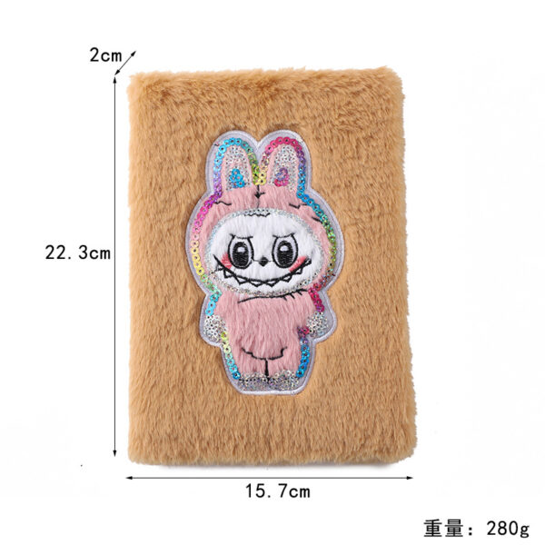 Wholesale Cartoon Kabu Stuffed Notebook Cute Candy Color Student Notebook