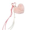 oly-6ee9c0dce981297b6f5d03ca566835fe Wholesale Spot Pink Plush Heart Miu Bag Hanging Girl Plush Pendant Keychain Leather Braided Rope Bag Pendant