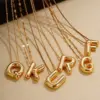 Wholesale Casual Simple Style Letter Copper Pendant Necklace In Bulk