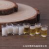 Wholesale simulation miniature doll house ornaments milk cup milk carton beer mug beer bottle diy handmade resin accessories