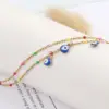 Wholesale Retro Devil's Eye Stainless Steel Wholesale Anklet