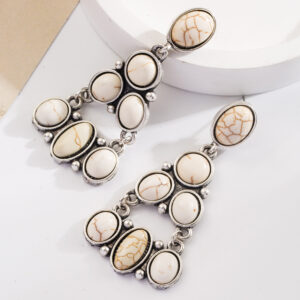 Silver-white turquoise