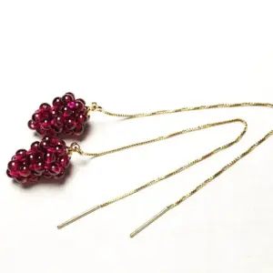 Hanging Earrings Pairs of / Gold