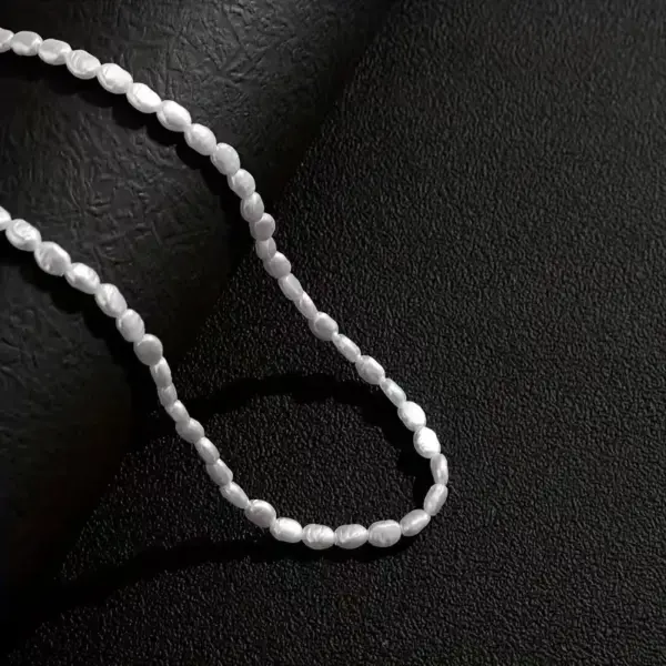 Wholesale Elegant Baroque Style Geometric Imitation Pearl Wholesale Necklace