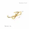 Wholesale PVD Coated Real Gold Plated 18K Gold Bow Knot 304 Stainless Steel Simple Style Waterproof Non Tarnish