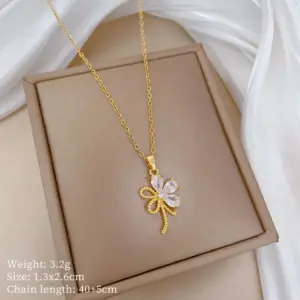 B531 Titanium Steel Chain Copper Pendant