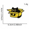oly-6f3793528b45595ca0f5d7b9955688a9 Wholesale Cute Cartoon Animal Cloth Patch Embroider New Black Cat Embroidered Patch Accessories Ready-Made Clothing Accessories Ironing Patch