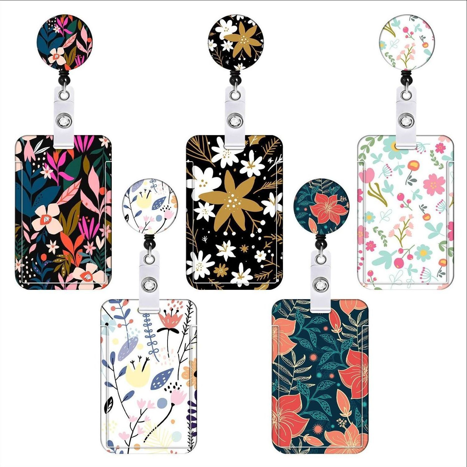Wholesale Mobile Phone Hanging Chain Wrist Lanyard Key Pendant Telescopic Keychain Card Holder