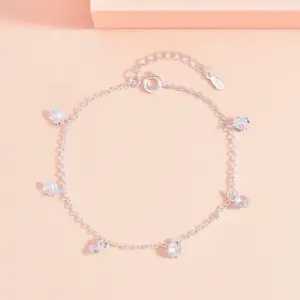 Zircon Bracelet (Silver)