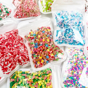 Wholesale Christmas soft pottery nail art slice 5MM mixed mix and match 50g small bag cross-border holiday party DIY accessories