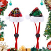 Wholesale Pet Christmas Hat Dog and Cat Christmas Hat Elastic Rope Ready-Made Pendant
