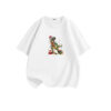 Wholesale Cartoon Dinosaur Christmas Hot Stamping Small Pattern T-Shirt Printing Hot Stamping Hot Stamping Washable Heat Transfer Logo