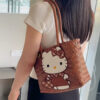 Wholesale Little Red Riding Book Woven Bag Shoulder Bag Women's Bag Large Capacity Mummy Bag Travel Handbag