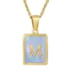 Fashion Letter Titanium Steel Necklace