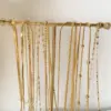 Wholesale 304 Stainless Steel Geometric PVD Coated Real Gold Plated Basic Simple Style Waterproof Non Tarnish Irregular Surgical Steel O-shaped Chain Cable Chain Twisted Rope Chain Gold Chain Necklace