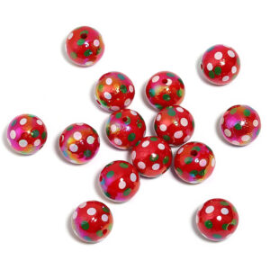 Polka dot ball-red / 16mm