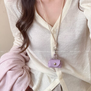 Purple key bag