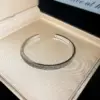 Wholesale Modern Style Solid Color Copper Zircon Bangle In Bulk