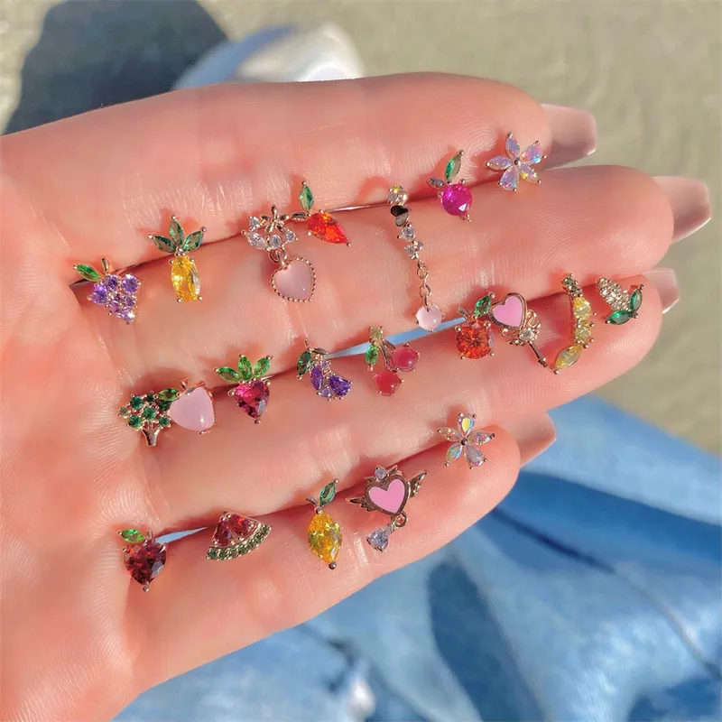 Wholesale Ft Brass Gem Copper Earrings