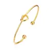 Wholesale PVD Coated Gold Plated Solid Color 201 Stainless Steel Simple Style Classic Style Waterproof Non Tarnish 201 Stainless Steel Bangle