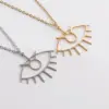 Wholesale Jewelry Fashion Devil'S Eye Stainless Steel Necklace