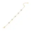 Wholesale PVD Coated 18K Gold Real Gold Plated Star Flower 304 Stainless Steel Elegant Cute Waterproof Non Tarnish 304 Stainless Steel Bracelets
