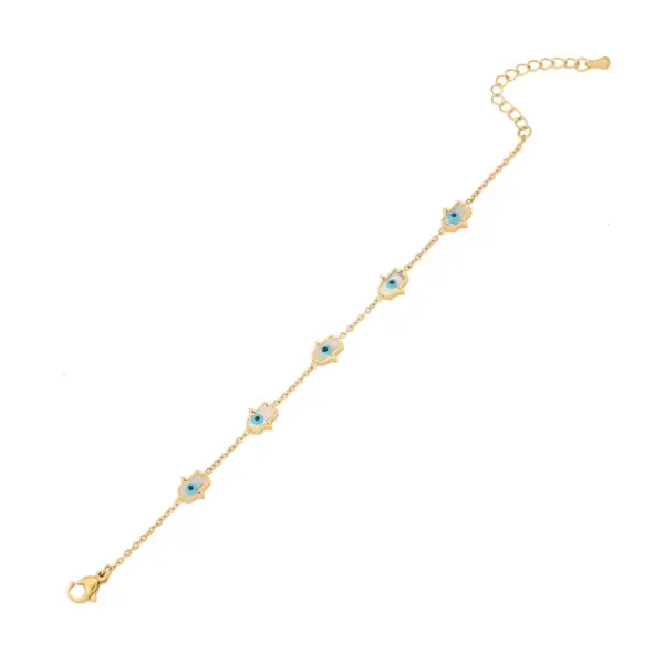 Wholesale PVD Coated 18K Gold Real Gold Plated Star Flower 304 Stainless Steel Elegant Cute Waterproof Non Tarnish 304 Stainless Steel Bracelets