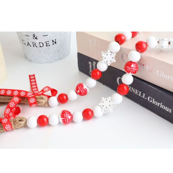 Wholesale 10pcs/pack Christmas wooden beads color wooden beads