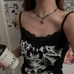 Dark sexy style animal pendant necklace x4354a