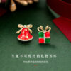 Wholesale Christmas Collection Asymmetrical Earrings