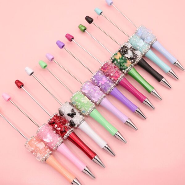 oly-7026543cfefdb10112a164e687cbb68c Wholesale Butterfly DIY bead pen jelly ballpoint pen