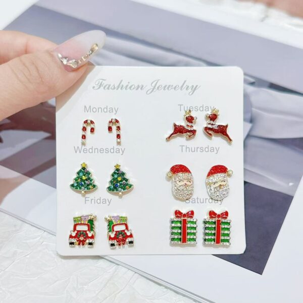 Wholesale Christmas series cartoon earrings