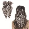 oly-705440c5ed5c863c0cbc4876fdd15601 Wholesale Cross-Border Retro Leopard Print Bow Printed Ribbon Spring Clip Hair Accessories Ponytail Hairpin Fabric New Women's Hair Accessories