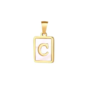 Gold / Letter C without Chain