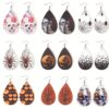 Wholesale Halloween Gothic Leather Earrings